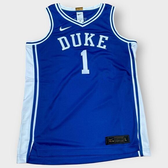 Nike Dri-FIT Elite Duke Zion Williamson Basketball Jersey CN3022-480 size L (b) - Picture 2 of 12